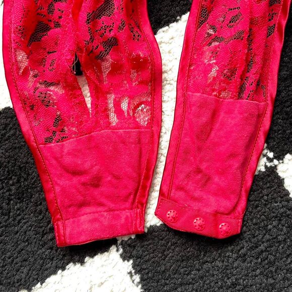 Victoria’s Secret Vintage 90s Red Lace Bodysuit - Picture 6 of 6